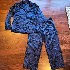 Ralph Lauren Satin Pajama Set Size XS